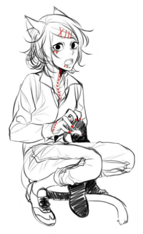 Neko Tokyo Ghoul Juuzou (480x480), Png Download