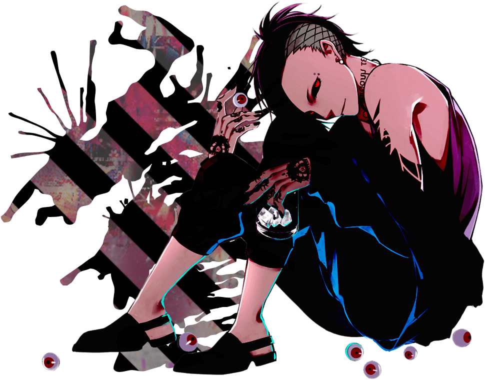 Tokyo Ghoul <3<3<3 - Tokyo Ghoul Kaneki Ken (1366x768), Png Download