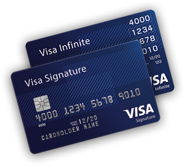 Does Your Card Say Visa Signature® Or Visa Infinite® - Visa Signature Infinite (367x329), Png Download