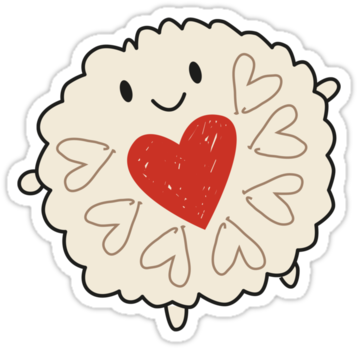 Kawaii Die-cut Vinyl Stickers - Your My Favourite (375x360), Png Download