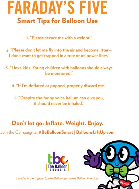 Farday's 5 Tips Card8 - Balloon Council (650x841), Png Download