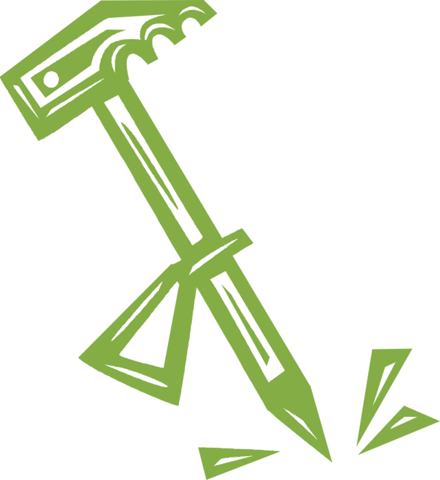 Vector Illustration Of Mountain Climbers Ice Pick Climbing - Mountaineering (642x700), Png Download