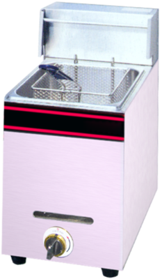 Silver Color Gas Deep Fryer - Gas Deep Fryer Getra Gf 71 (500x500), Png Download