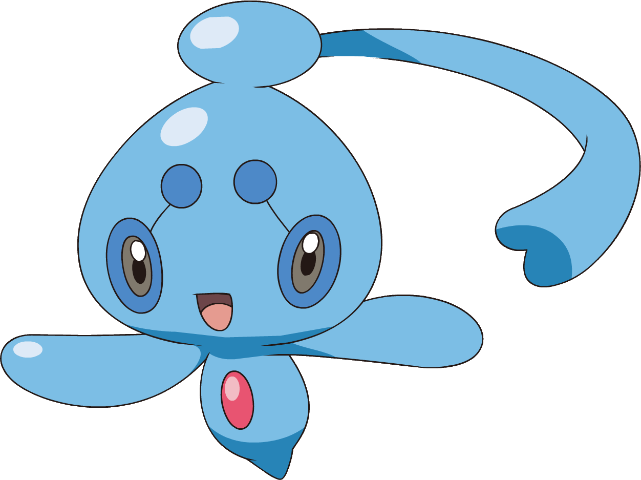 489phione Dp Anime 2 - Pokemon Phione (1252x937), Png Download