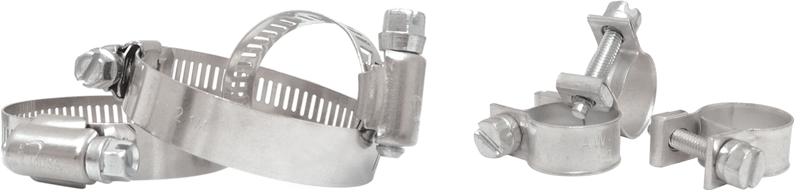 Automotive Hose Clamps - Hose Clamp (1683x552), Png Download