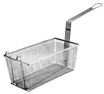 Rectangular, Front Hook, Nickel Plated (refer - Deep Fry Basket (376x338), Png Download