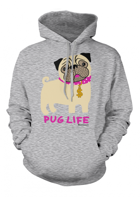 David And Goliath Pug Life Boyfriend Fit Hood - David And Goliath I Will Destroy You Hoody Medium (650x650), Png Download