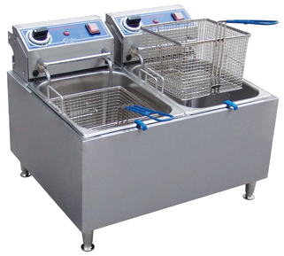Globe Pf32e Countertop Electric Fryer - Globe Pf32e 32 Lb Countertop Fryer (376x338), Png Download