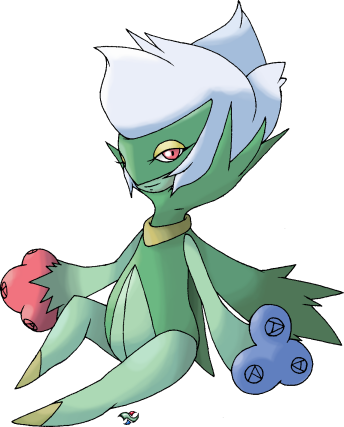 Ledian - Roserade Xous54 (344x427), Png Download