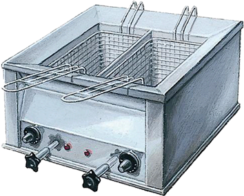 Electric Single Chip Fryer - Deep Fryer (700x700), Png Download