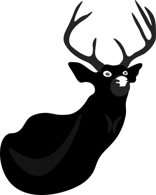 Deer (500x624), Png Download