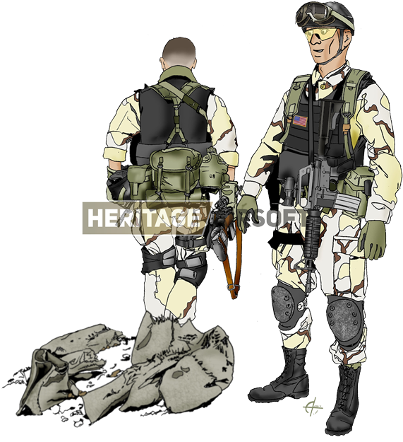 Black Hawk Down Delta (600x658), Png Download