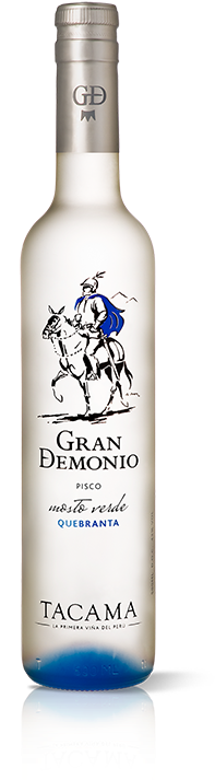 Gran Demonio Pisco Mosto Verde (253x712), Png Download