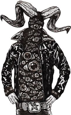 #demonio #zurcilustración - Demon (584x616), Png Download