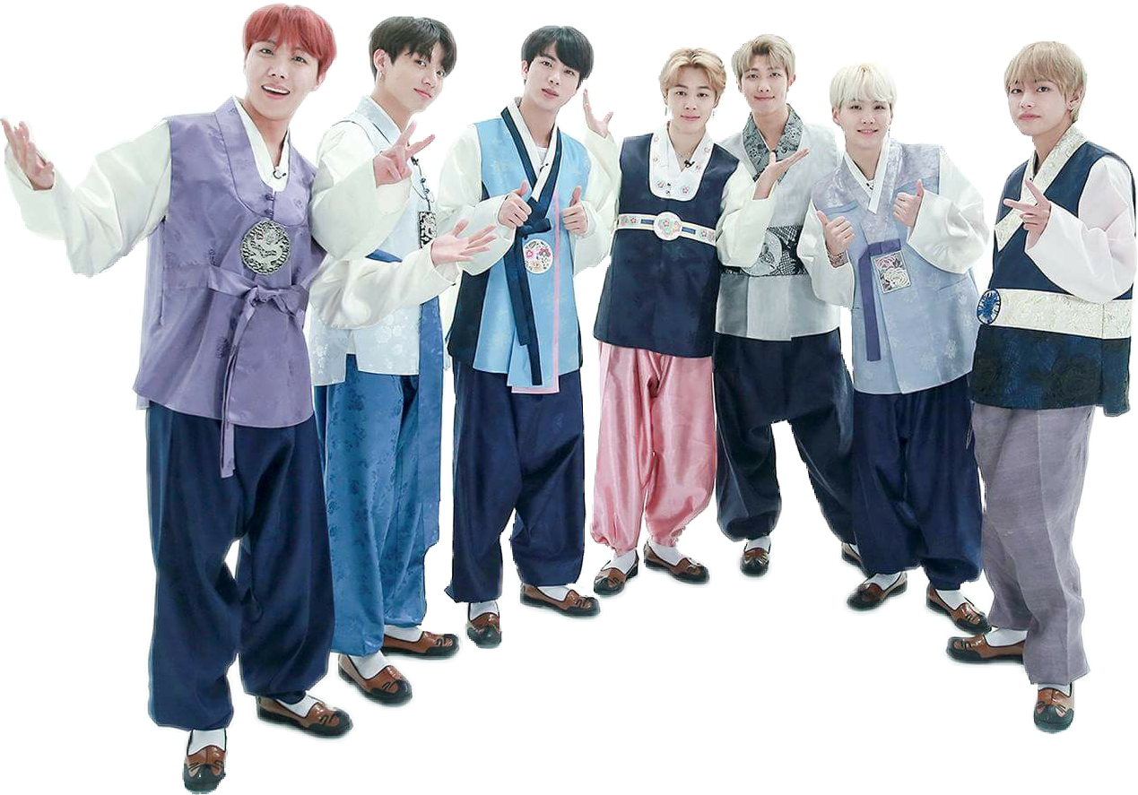 Bts - Bts Lunar New Year (1269x887), Png Download