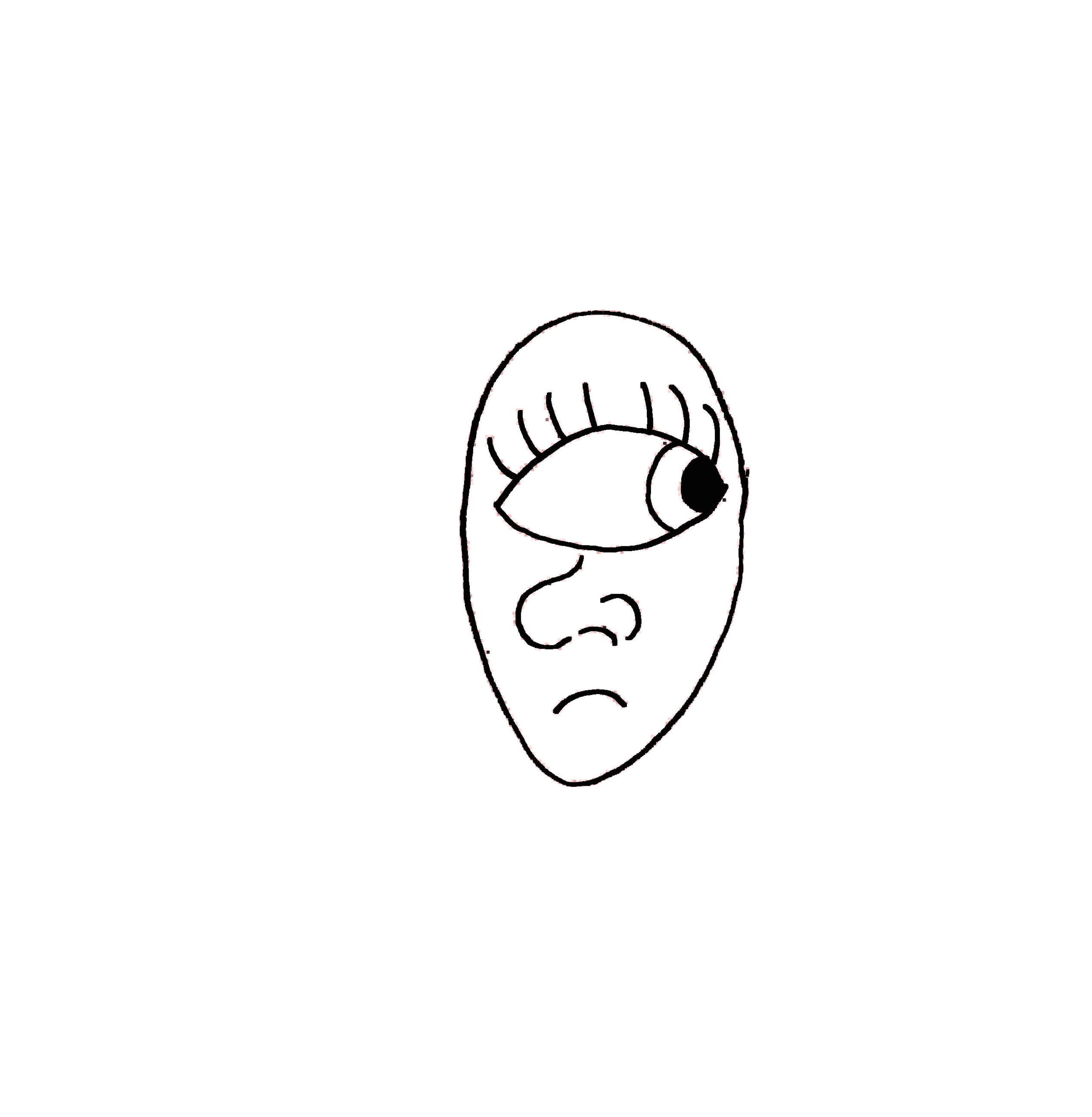 Collab Bold Faced Liner Waterproof Eye Lining Pencil (1000x1000), Png Download