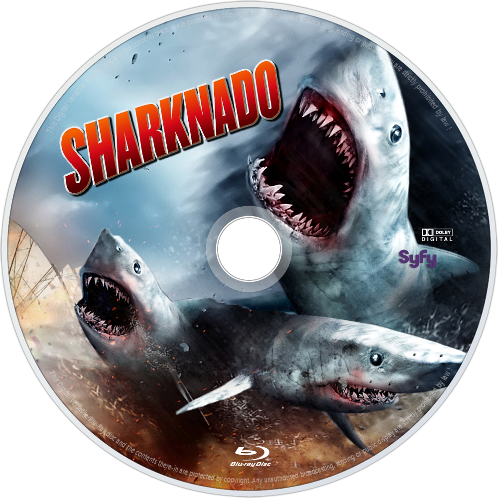 Sharknado Bluray Disc Image - Sharknado (blu-ray / Special Edition) (1000x1000), Png Download