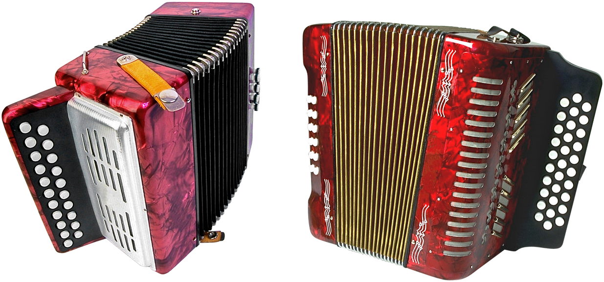 Instrumental Pieces, Solely Vocal Pieces And Pieces - Hohner Panther Tex Mex Accordion (1280x641), Png Download
