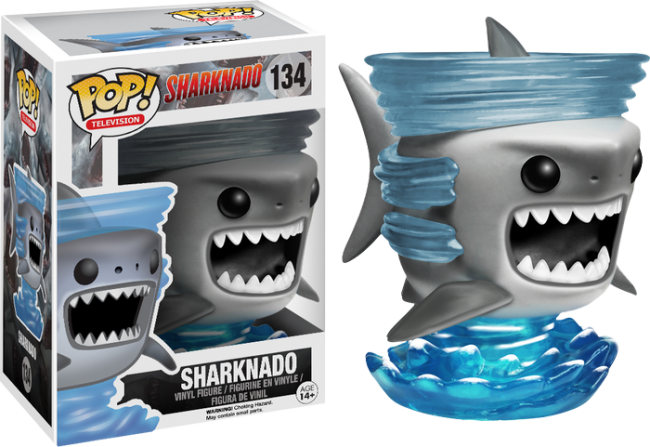 Shark Pop Vinyl Figure - Sharknado Funko Pop (650x447), Png Download