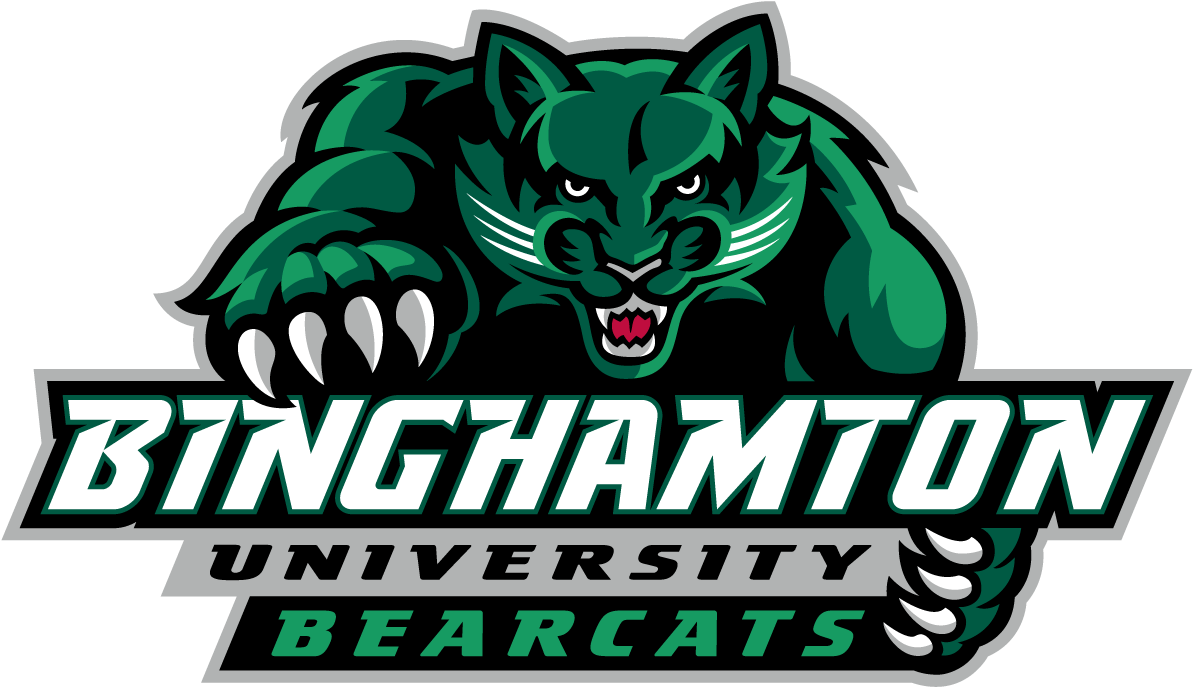 Binghamton Bearcats Primary Logo Colors - Binghamton Bearcats Logo (1200x695), Png Download