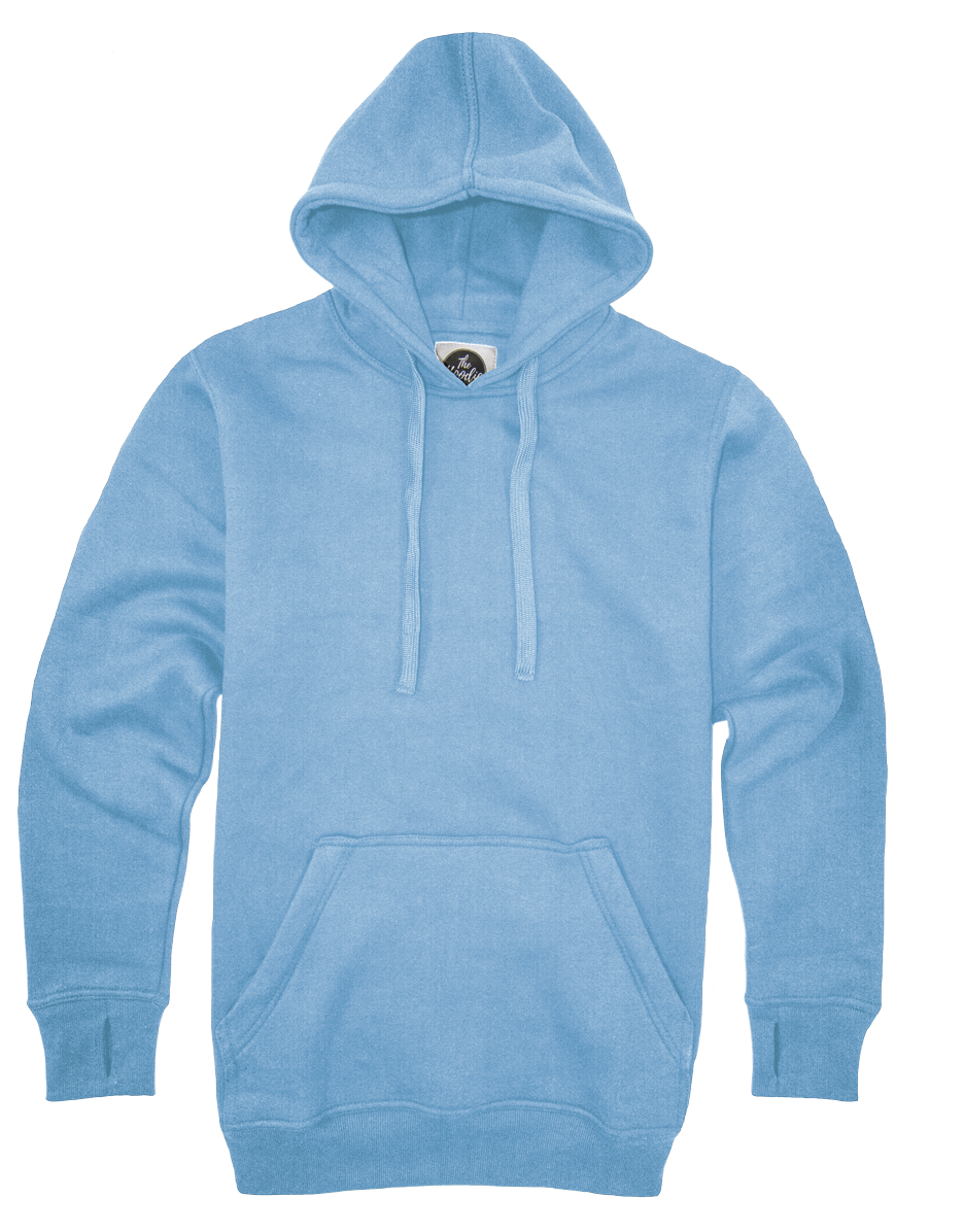 Light Blue Tall Hoodie - Hoodie (1000x1500), Png Download