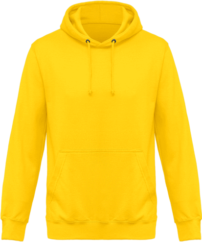 blank yellow hoodie