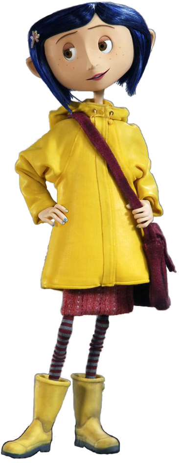 Coraline Jones - Coraline Y La Puerta Secreta Personajes (960x960), Png Download