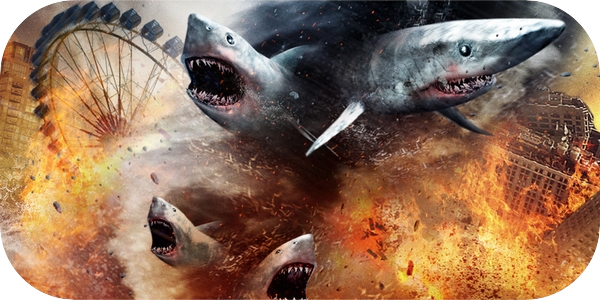 Sharknado - Sharknado - Dvd (600x300), Png Download