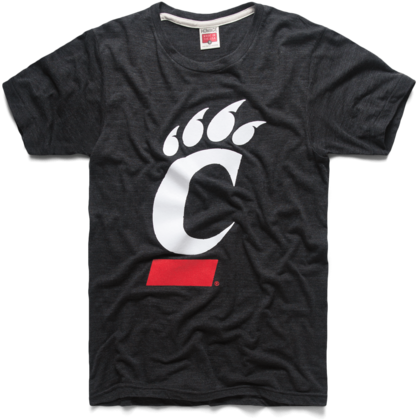 Vintage Red And Black T Shirt - Mission Belt Cincinnati Bearcats 40mm Buckle (600x600), Png Download