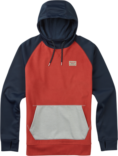 Burton Boys' Crown Bonded Pullover Hoodie - Burton Crown Bonded Pullover Ski/snowboard Hoodie, (407x540), Png Download