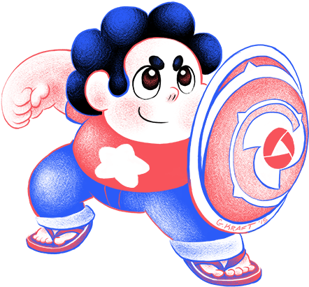 A Series Of Little Digital Paintings I've Been Working - Cartoon (500x445), Png Download