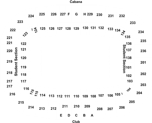 Cincinnati Bearcats Tickets At Spectrum Stadium On - Spectrum Stadium (525x425), Png Download