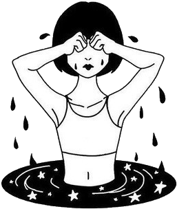 Overlay Tumblr Tear Girl Cry Dontbesad Sad Criying - Тамблер Девушка Рисунок (500x397), Png Download