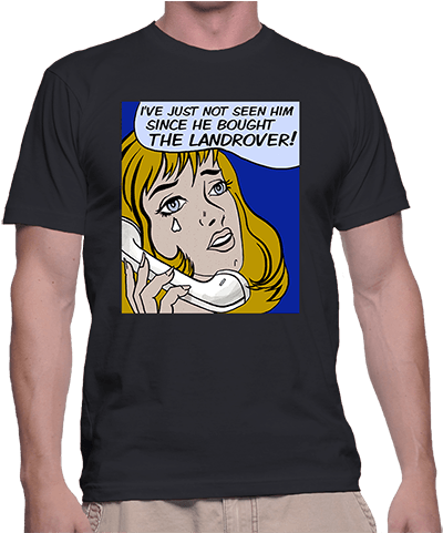 Vintage "crying Girl" Land Rover - Education Is Important But Riding Your Bike (490x480), Png Download