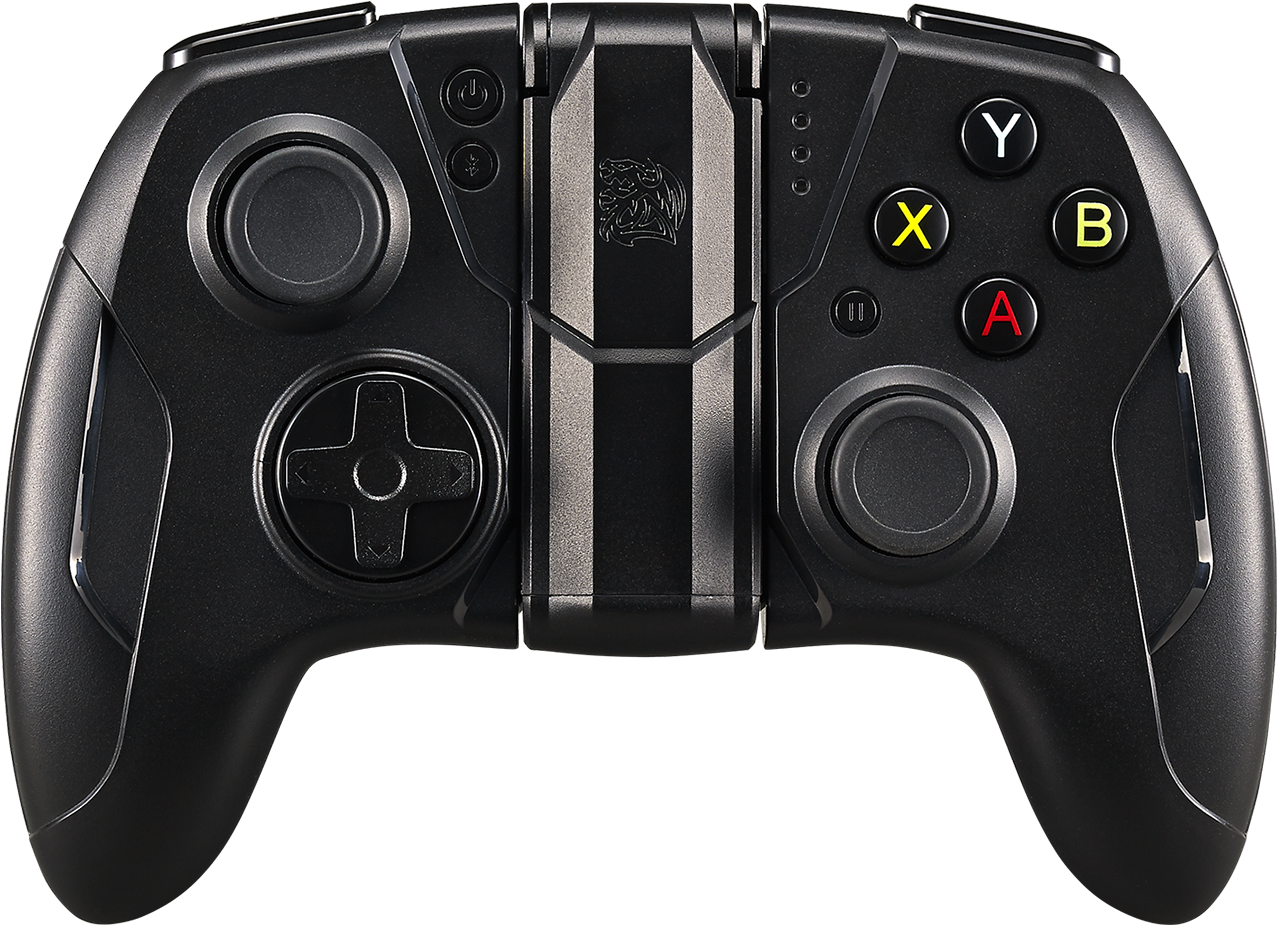 Watch And Feel The Gaming Experience - Tt Esports Contour Bluetooth Controller - Black (1350x924), Png Download