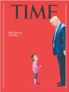 Crying Girl On Time Cover Not Separated From Mom - Time Magazine Cover Crying (500x300), Png Download