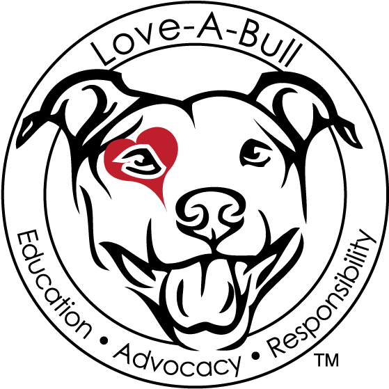 Love A Bull, Inc - Pit Bull Rescue Logo (612x612), Png Download