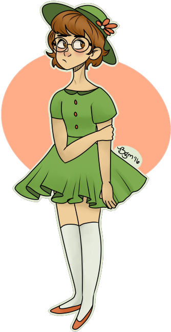 Pidge Is So Cute In A Dress - Cartoon (500x681), Png Download