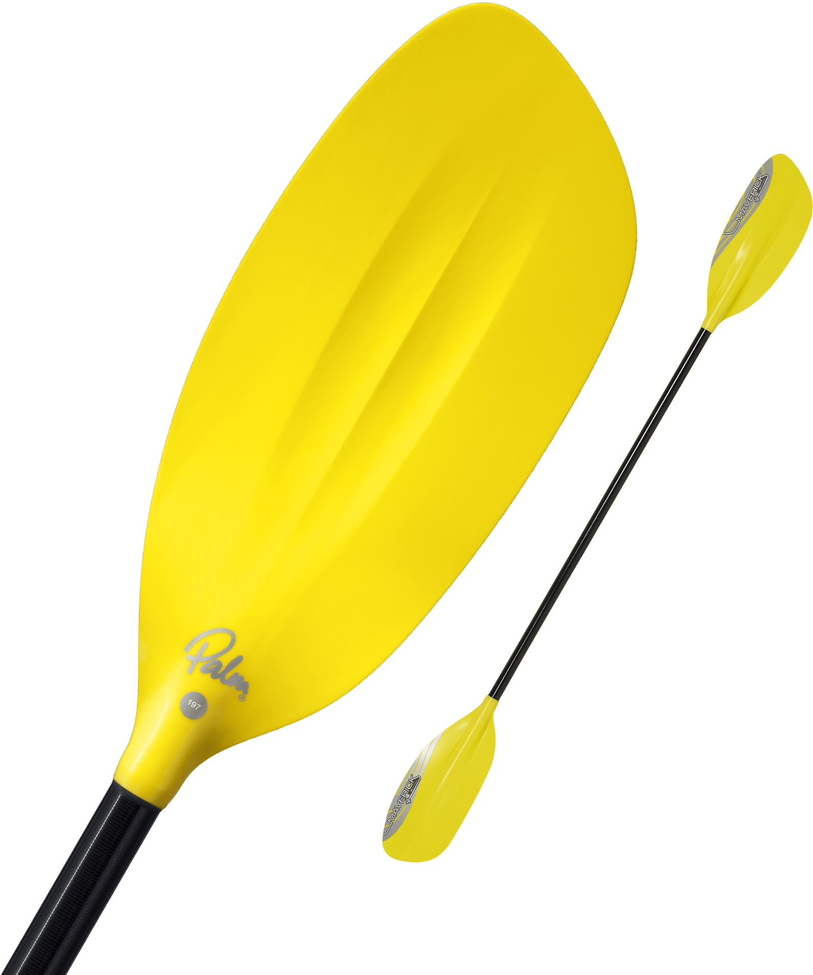 Home Whitewater Equipment Palm Paddles Palm Maverick - 2013 Palm Maverick G1 Whitewater Paddle 197cm Saffron (2000x2000), Png Download