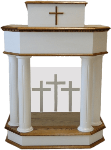 Furniture - Pulpit In The Church (461x548), Png Download