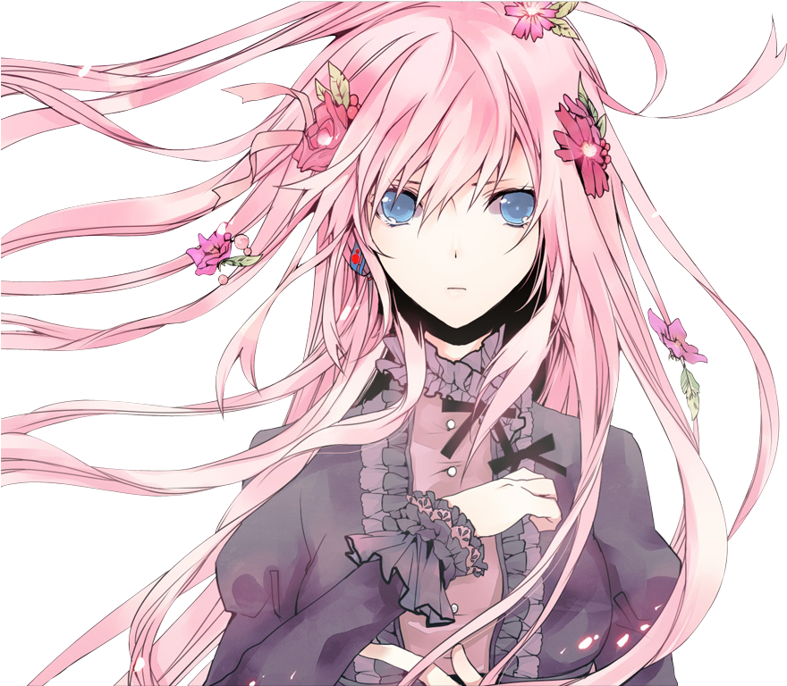 Luka Megurine Fleur - Luka Megurine (900x767), Png Download