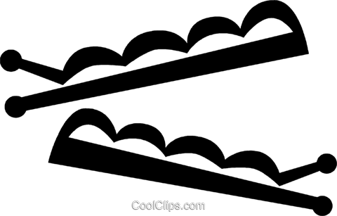 Bobby Pin Royalty Free Vector Clip Art Illustration - آموزش باز كردن قفل کمد (480x307), Png Download