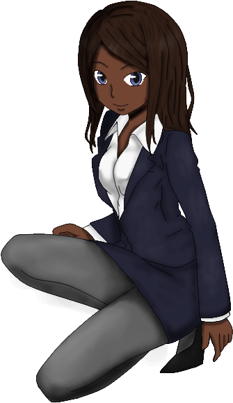 Darren's Eyes Wavered In Hesitation - Cartoon (428x600), Png Download