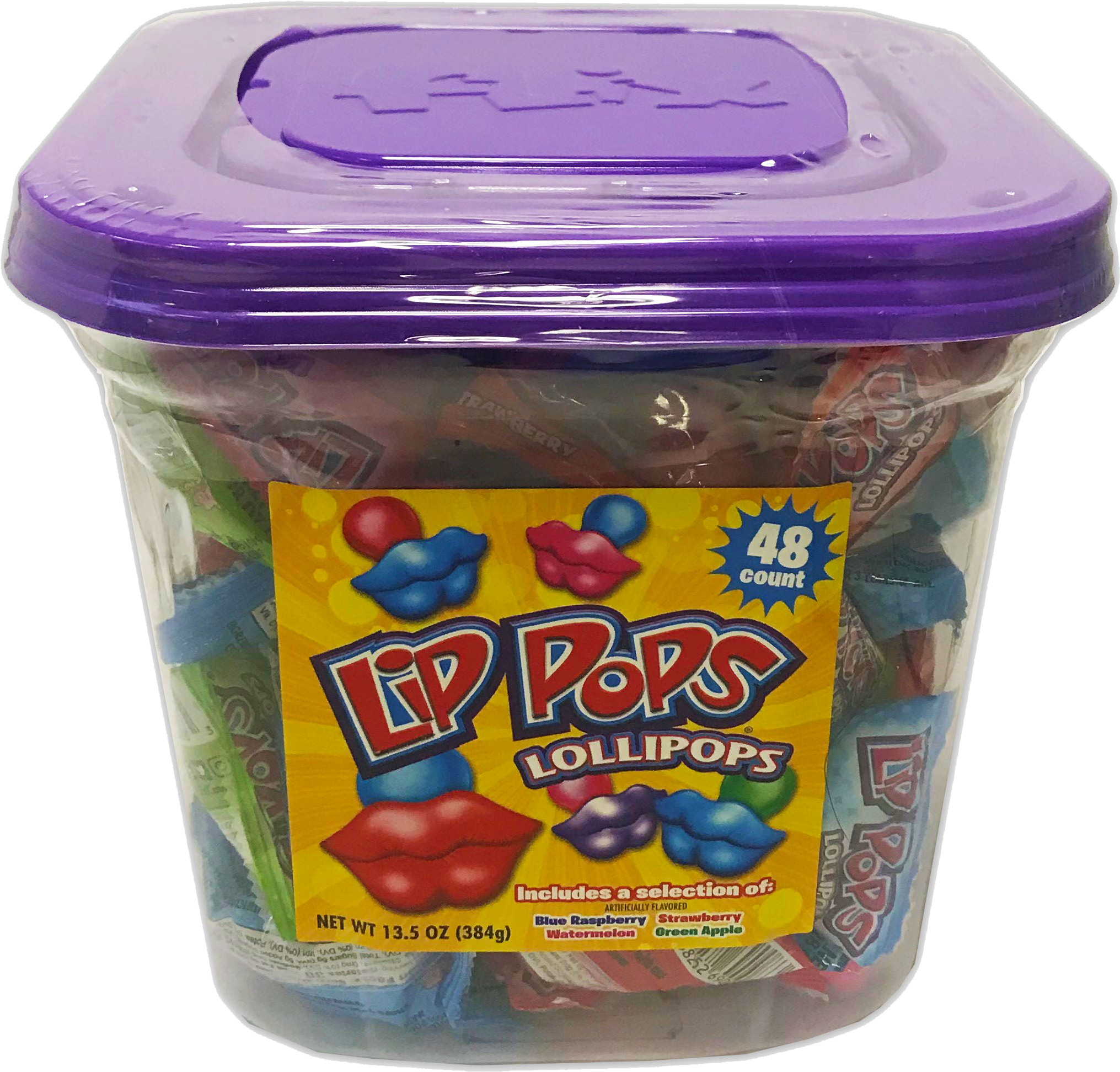 48ct Tub Of Mini Lip Pops - Lip Pops (2584x2392), Png Download