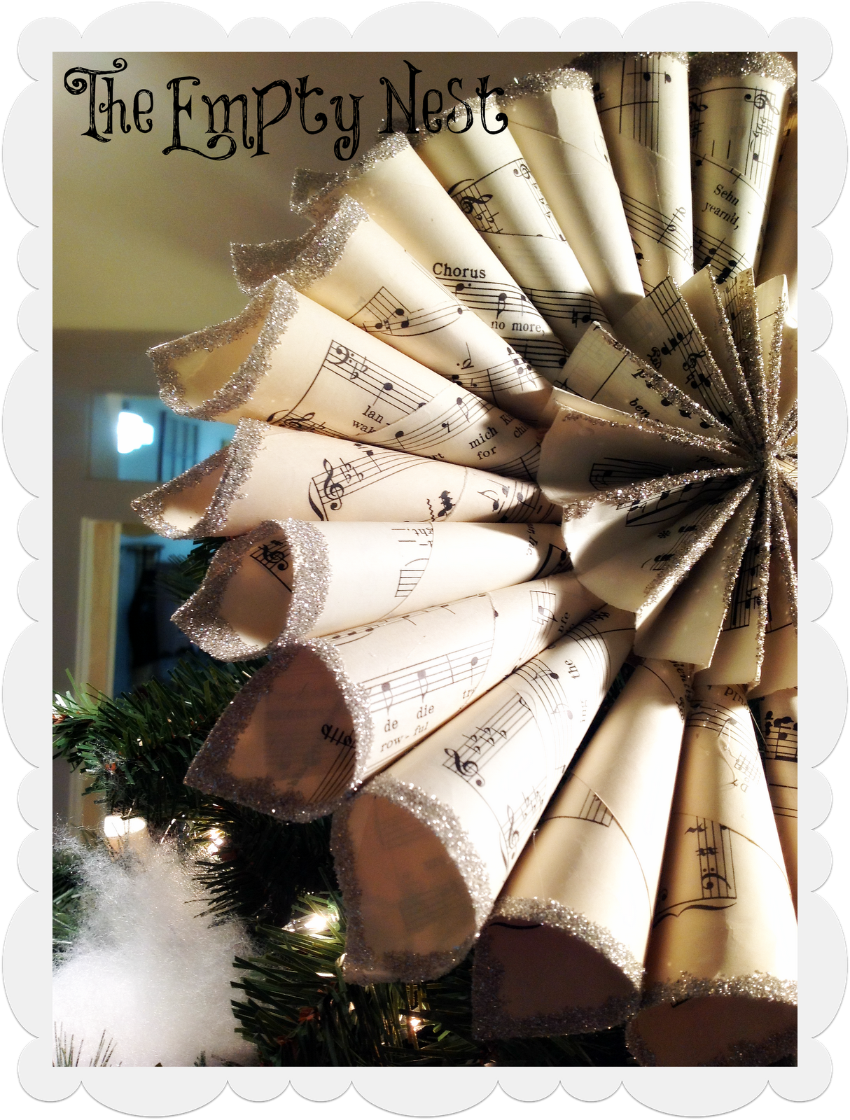 The Empty Nest - Christmas Tree (1214x1600), Png Download