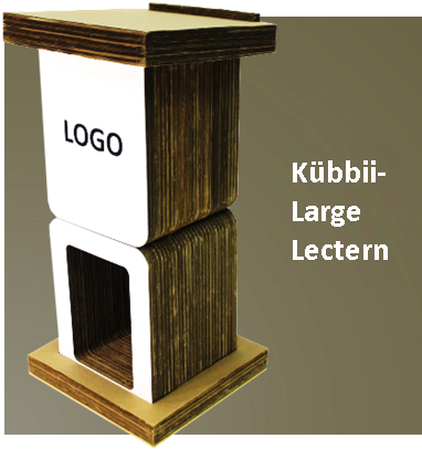 Kubbii Large Lectern T - Lectern (403x461), Png Download