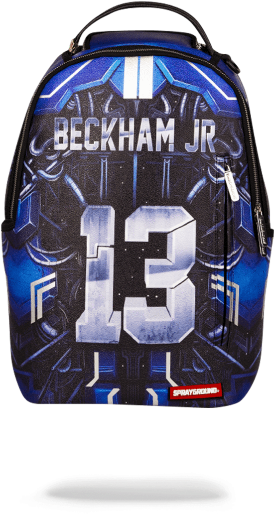 Sprayground- Odell Beckham Jr Robotic Backpack - Odell Beckham Jr. (900x1148), Png Download