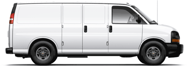 Build And Price Your Own 2018 Chevrolet Express Cargo - Chevy Express Cargo Van (648x218), Png Download