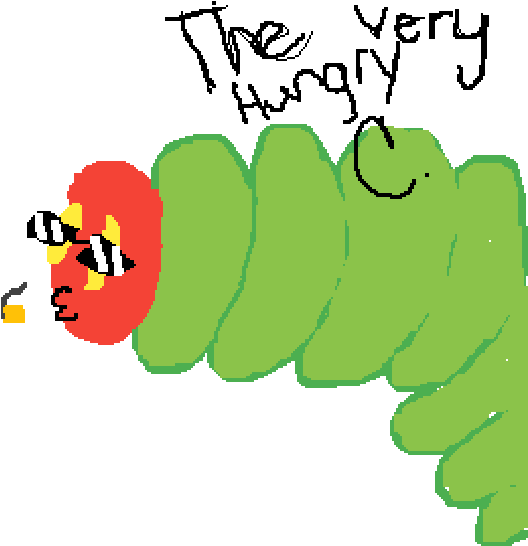 The Very Hungry Caterpillar (1040x1160), Png Download
