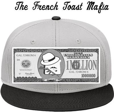 The French Toast Mafia - 100 Dollar Bill (450x450), Png Download